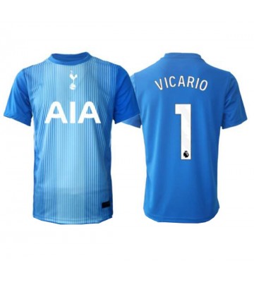 Tottenham Hotspur Guglielmo Vicario #1 Portiere Seconda Maglia 2025-26 Manica Corta